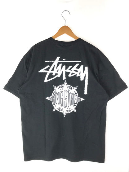 【中古品】【メンズ】 STUSSY ステューシー  × GANG STARR ギャングスター 別注 コラボ 23SS GANG STARR PRINT TEE ギャングスター プリントTシャツ 半袖 トップス 142-240604-mo-16-tag サイズ：XL カラー：ブラック 万代Net店