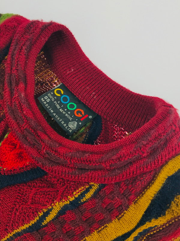 【中古品】【メンズ】  COOGI クージー 3D WOOL KNIT  3D ウールニット トップス 146-240905-mo-14-tag サイズ：SS カラー：マルチカラー 万代Net店