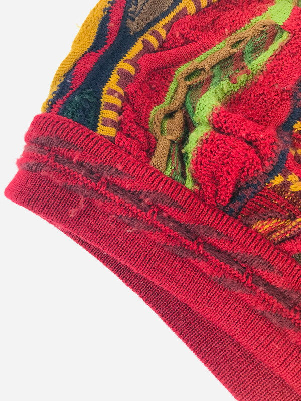 【中古品】【メンズ】  COOGI クージー 3D WOOL KNIT  3D ウールニット トップス 146-240905-mo-14-tag サイズ：SS カラー：マルチカラー 万代Net店