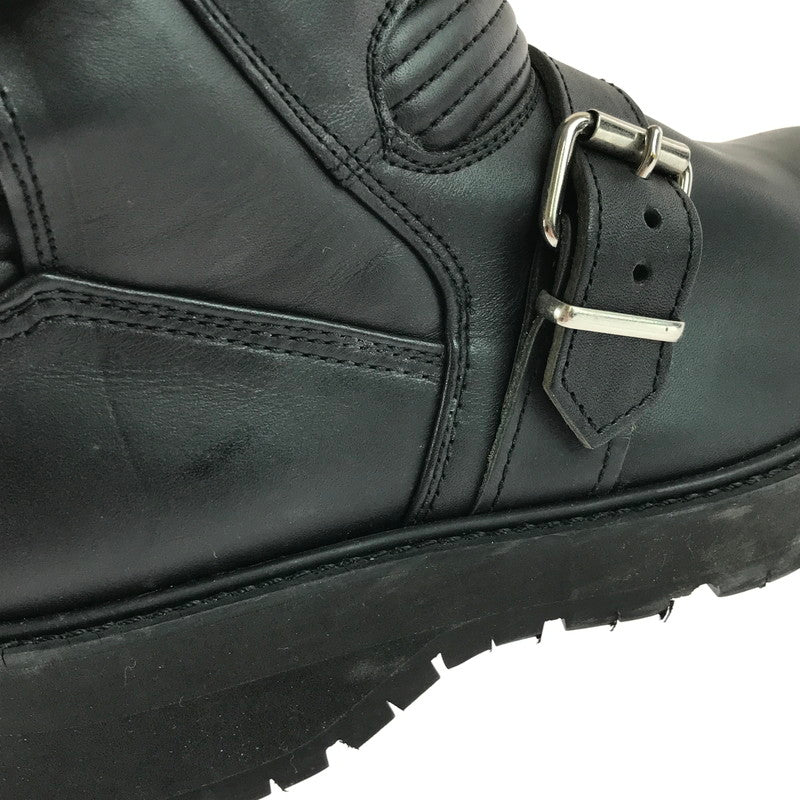 【中古品】【レディース】 KADOYA カドヤ BLACK ANKLE BOOTS ブラック アンクル ブーツ 靴 167-251025-na-06-tag サイズ：24 1/2 cm カラー：ブラック 万代Net店