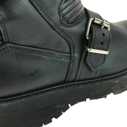 【中古品】【レディース】 KADOYA カドヤ BLACK ANKLE BOOTS ブラック アンクル ブーツ 靴 167-251025-na-06-tag サイズ：24 1/2 cm カラー：ブラック 万代Net店