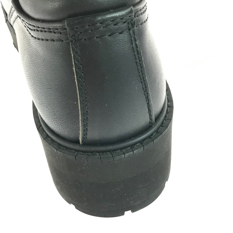 【中古品】【レディース】 KADOYA カドヤ BLACK ANKLE BOOTS ブラック アンクル ブーツ 靴 167-251025-na-06-tag サイズ：24 1/2 cm カラー：ブラック 万代Net店