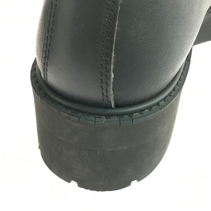 【中古品】【レディース】 KADOYA カドヤ BLACK ANKLE BOOTS ブラック アンクル ブーツ 靴 167-251025-na-06-tag サイズ：24 1/2 cm カラー：ブラック 万代Net店