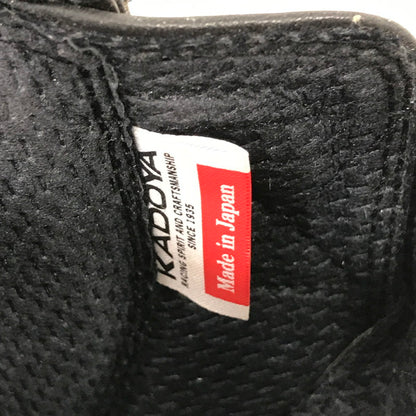 【中古品】【レディース】 KADOYA カドヤ BLACK ANKLE BOOTS ブラック アンクル ブーツ 靴 167-251025-na-06-tag サイズ：24 1/2 cm カラー：ブラック 万代Net店