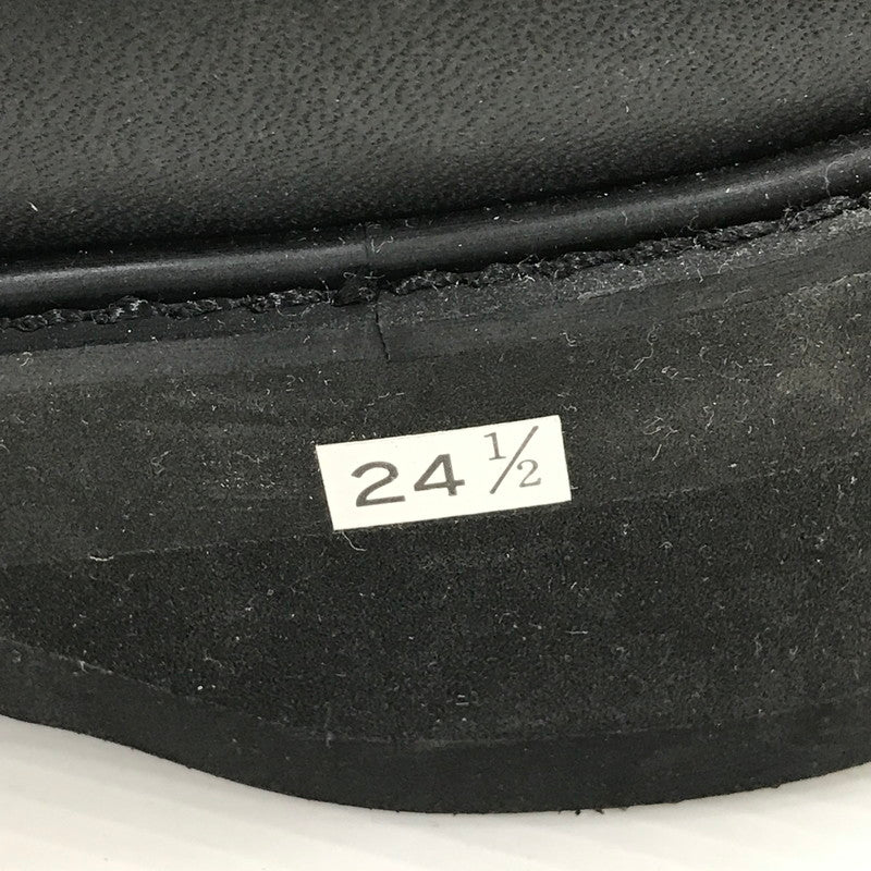 【中古品】【レディース】 KADOYA カドヤ BLACK ANKLE BOOTS ブラック アンクル ブーツ 靴 167-251025-na-06-tag サイズ：24 1/2 cm カラー：ブラック 万代Net店