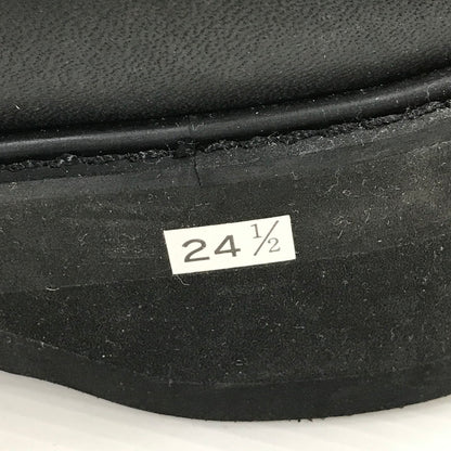 【中古品】【レディース】 KADOYA カドヤ BLACK ANKLE BOOTS ブラック アンクル ブーツ 靴 167-251025-na-06-tag サイズ：24 1/2 cm カラー：ブラック 万代Net店