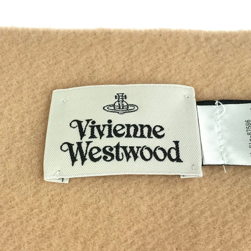 【中古品】【レディース】 Vivienne Westwood ヴィヴィアンウエストウッド WOOL MUFFLER ウール マフラー 服飾小物 187-241015-yk-02-tag カラー：BEIGE 万代Net店