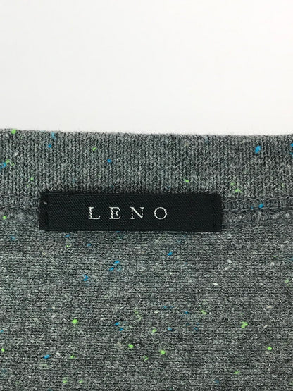 【中古品】【メンズ】  LENO リノ BASQUE SHIRT H2301-CS018 バスクシャツ 長袖トップス カットソー 140-240604-mo-8-tag サイズ：1 カラー：グレー 万代Net店