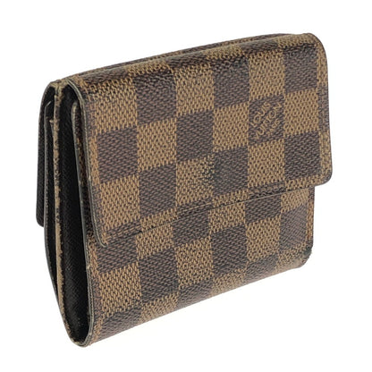 【現状渡し品】【レディース】 LOUIS VUITTON ルイ・ヴィトン  ダミエ ポルトフォイユ エリーズ N61654 179-240611-yk-10-tag カラー：エベヌ 万代Net店