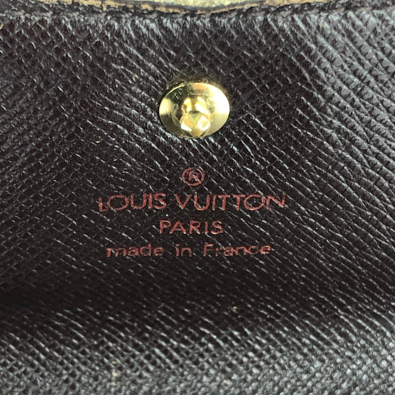 【現状渡し品】【レディース】 LOUIS VUITTON ルイ・ヴィトン  ダミエ ポルトフォイユ エリーズ N61654 179-240611-yk-10-tag カラー：エベヌ 万代Net店