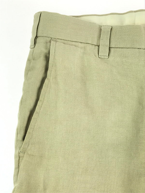 【中古品】【メンズ】 WACKO MARIA ワコマリア BACK PRINT LINEN HALF PANTS  バックプリント リネン ハーフパンツ ボトムス 153-241021-mo-27-tag サイズ：M カラー：ベージュ 万代Net店