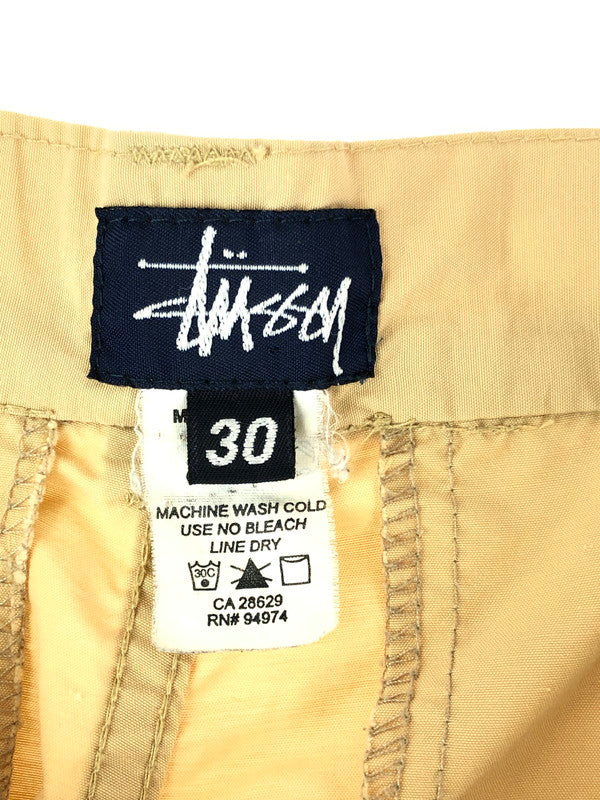 【中古品】【メンズ】 STUSSY ステューシー 90’s HALF PANTS 90年代 ハーフパンツ ボトムス 七分丈パンツ 紺タグ 153-240710-mo-10-tag サイズ：30 カラー：ベージュ 万代Net店