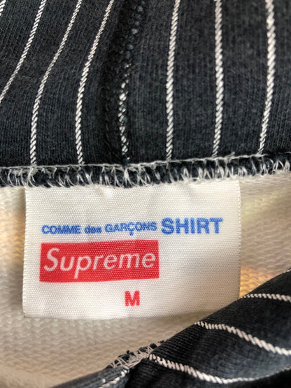 【現状渡し品】【メンズ】 Supreme シュプリーム × COMME DES GARCONS SHIRT コムデギャルソン シャツ 14SS BOX LOGO HOODED SWEATSHIRT ボックスロゴ パーカー 149-251123-rt-19-tag サイズ：M カラー：ホワイト 万代Net店