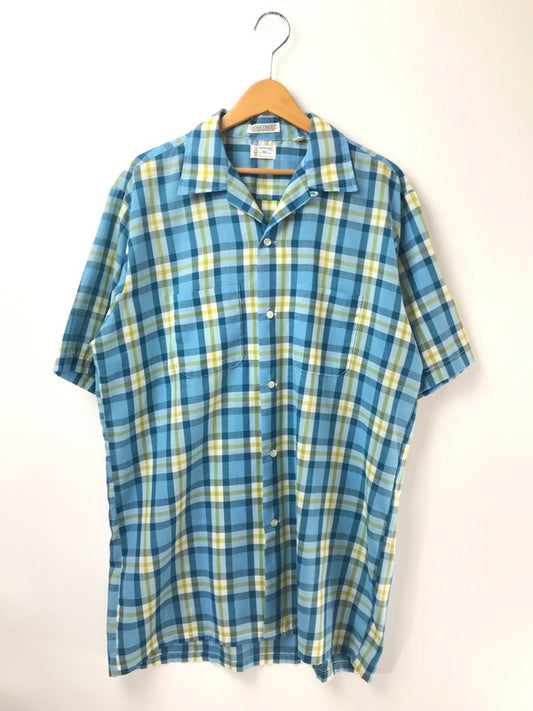 【中古品】【メンズ】 TOWNCRAFT タウンクラフト 60's VINTAGE COTTON S/S CHECK SHIRT 60年代 ヴィンテージ コットン チェックシャツ ヴィンテージ トップス 146-260820-rt-21-tag カラー：ブルー系 万代Net店