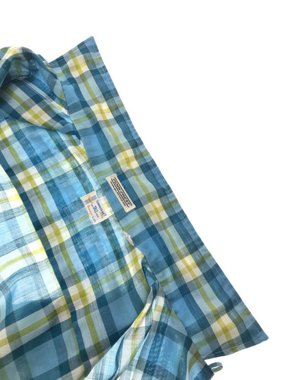 【中古品】【メンズ】 TOWNCRAFT タウンクラフト 60's VINTAGE COTTON S/S CHECK SHIRT 60年代 ヴィンテージ コットン チェックシャツ ヴィンテージ トップス 146-260820-rt-21-tag カラー：ブルー系 万代Net店