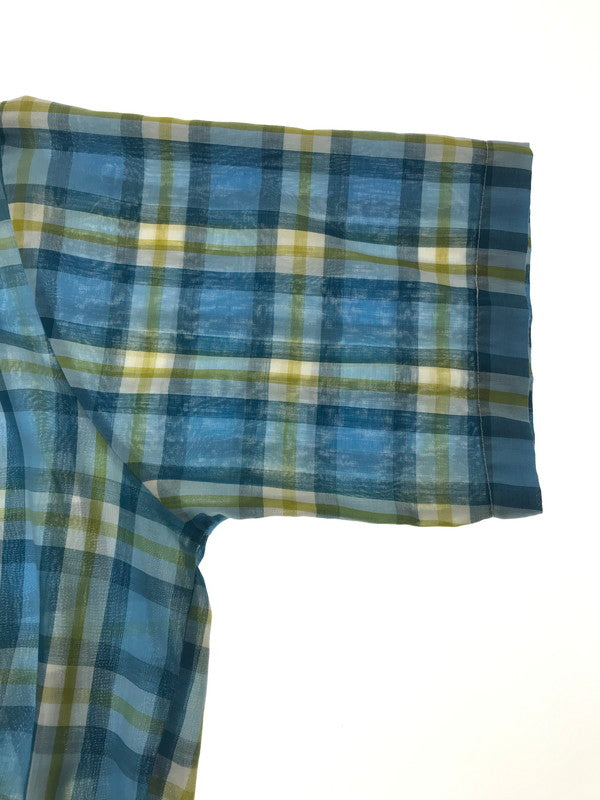 【中古品】【メンズ】 TOWNCRAFT タウンクラフト 60's VINTAGE COTTON S/S CHECK SHIRT 60年代 ヴィンテージ コットン チェックシャツ ヴィンテージ トップス 146-260820-rt-21-tag カラー：ブルー系 万代Net店