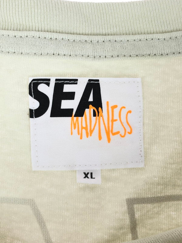 【中古品】【メンズ】  WIND AND SEA ウィンダンシー MADNESS Ⅼ/S POCKET TEE MWS-LT2 マッドネス ロングスリーブ ポケットTシャツ 長袖 トップス  142-240707-mo-6-tag サイズ：XL カラー：グリーン系 万代Net店