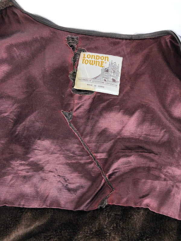 【現状渡し品】【メンズ】 LONDON TOWNE ロンドンタウン TRENCH COAT ライナー付きトレンチコート アウター 146-240919-mo-25-tag サイズ：42 カラー：グレー系 万代Net店