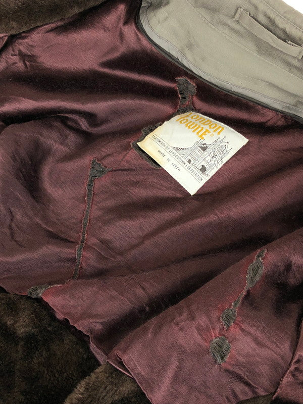【現状渡し品】【メンズ】 LONDON TOWNE ロンドンタウン TRENCH COAT ライナー付きトレンチコート アウター 146-240919-mo-25-tag サイズ：42 カラー：グレー系 万代Net店