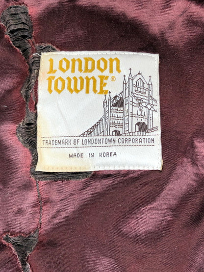 【現状渡し品】【メンズ】 LONDON TOWNE ロンドンタウン TRENCH COAT ライナー付きトレンチコート アウター 146-240919-mo-25-tag サイズ：42 カラー：グレー系 万代Net店