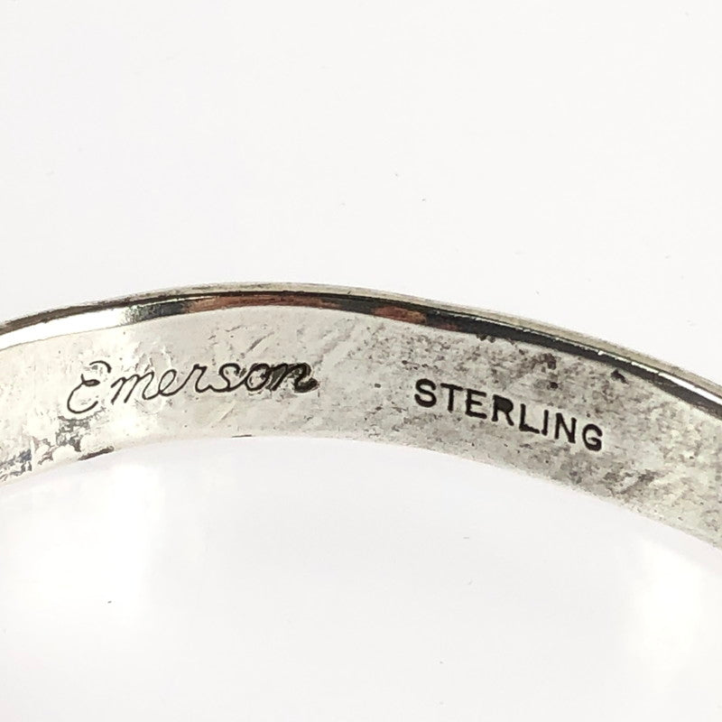 【中古品】【メンズ】  Emerson Bill STAMP WORK BANGLE NAVAJO エマーソンビル スタンプワークバングル ナバホ族 インディアンジュエリー アクセサリー ネイティブ 191-240614-yk-8-tag カラー：シルバー 万代Net店