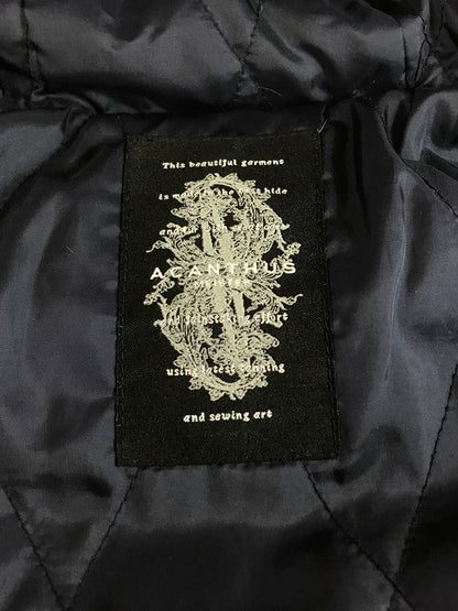 【中古品】【メンズ】 ACANTHUS アカンサス NY1101 DOWN COAT ダウンコート アウター 140-260110-na-08-tag サイズ：M カラー：ブラウン系 万代Net店