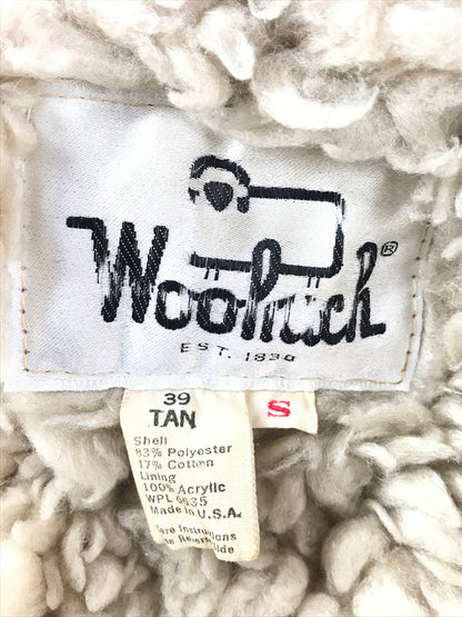 【中古品】【メンズ】 WOOL RICH ウール リッチ 70's ボアベスト 70年代 ボア ベスト ヴィンテージ トップス 146-260917-rt-34-tagh サイズ：S カラー：ベージュ 万代Net店