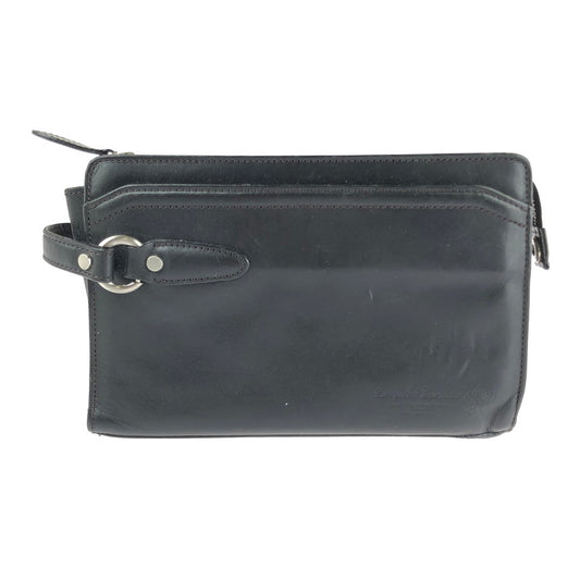 【中古品】【メンズ】 COMPLEX GARDENS コンプレックスガーデンズ レザーポーチ セカンドバック 鞄 188-240628-SS-8-tag カラー：ブラック 万代Net店