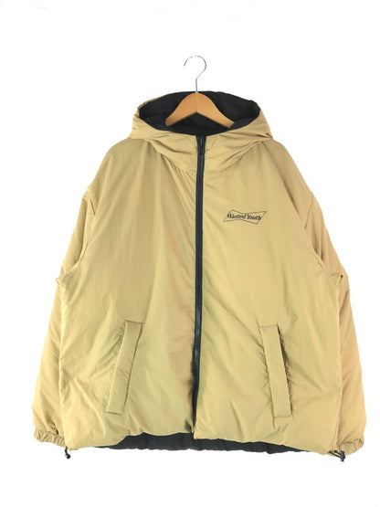 【中古品】【メンズ】  WASTED YOUTH ウェイステッドユース REVERSIBLE PADDED HOOD JACKET リバーシブル パデッド フードジャケット アウター 142-240613-mo-16-tag サイズ：L カラー：ブラック/ベージュ 万代Net店