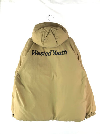 【中古品】【メンズ】  WASTED YOUTH ウェイステッドユース REVERSIBLE PADDED HOOD JACKET リバーシブル パデッド フードジャケット アウター 142-240613-mo-16-tag サイズ：L カラー：ブラック/ベージュ 万代Net店