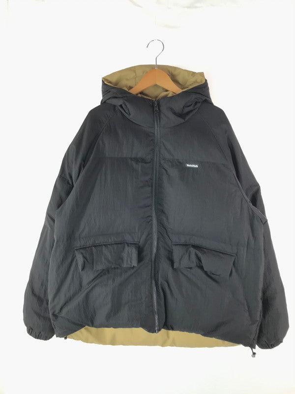 【中古品】【メンズ】  WASTED YOUTH ウェイステッドユース REVERSIBLE PADDED HOOD JACKET リバーシブル パデッド フードジャケット アウター 142-240613-mo-16-tag サイズ：L カラー：ブラック/ベージュ 万代Net店