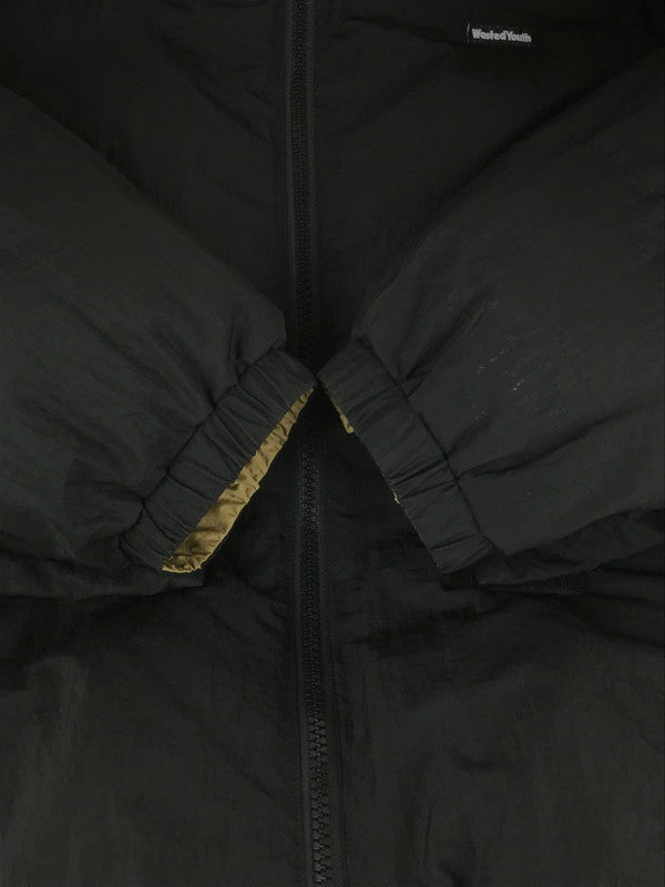 【中古品】【メンズ】  WASTED YOUTH ウェイステッドユース REVERSIBLE PADDED HOOD JACKET リバーシブル パデッド フードジャケット アウター 142-240613-mo-16-tag サイズ：L カラー：ブラック/ベージュ 万代Net店