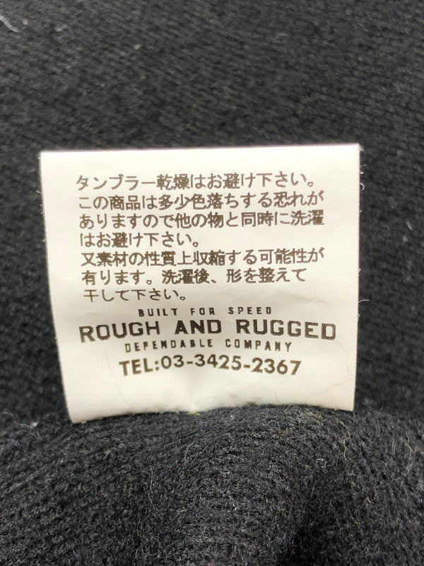 【中古品】【メンズ】 ROUGH and RUGGED ラフアンドラゲッド HALF SNAP FLEECE PULLOVER JACKET ハーフスナップボタン フリースプルオーバー ジャケット アウター 142-240914-mo-5-tag サイズ：3 カラー：ブラック/イエロー 万代Net店