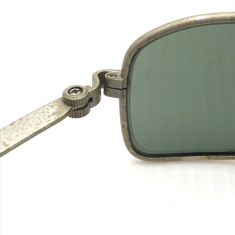 【現状渡し品】【メンズ】 Ray-Ban レイバン B&L ボシュロム社製 ORLS SQUARE オルズ スクエア サングラス 203-240710-hi-07-tag カラー：シルバー 万代Net店