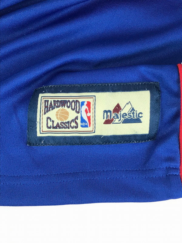 【中古品】【メンズ】  MAJESTIC マジェスティック NBA HARDWOOD CLASSICS 76ERS UNIFORM NBA ハードウッド クラシックス 76ERS ユニフォーム 半袖 トップス 146-240613-mo-21-tag カラー：ブルー 万代Net店