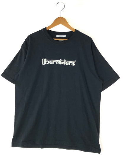 【中古品】【メンズ】  LIBERAIDERS リベレイダース S/S LOGO TEE ショートスリーブ ロゴ Tシャツ 半袖 トップス 142-240622-mo-7-tag サイズ：L カラー：ブラック 万代Net店