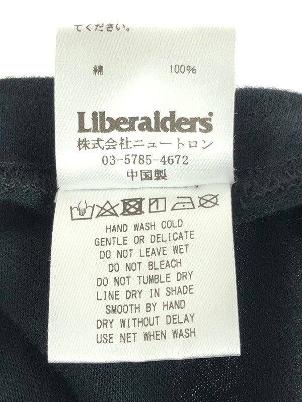 【中古品】【メンズ】  LIBERAIDERS リベレイダース S/S LOGO TEE ショートスリーブ ロゴ Tシャツ 半袖 トップス 142-240622-mo-7-tag サイズ：L カラー：ブラック 万代Net店