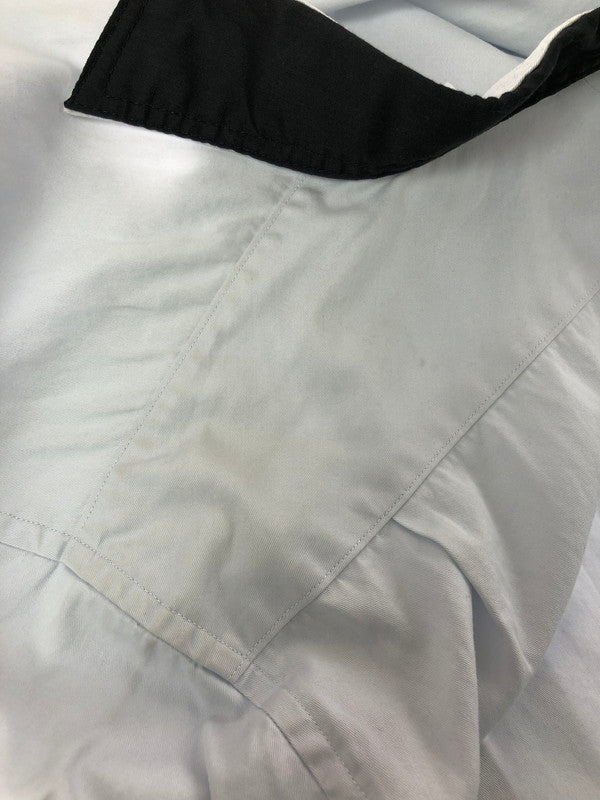 【中古品】【メンズ】 YVES SAINT LAURENT イヴ サンローラン S/S SHIRT ショートスリーブ シャツ半袖シャツ トップス 146-260715-rt-19-tagh サイズ：S カラー：ライトブルー 万代Net店