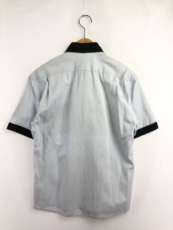 【中古品】【メンズ】 YVES SAINT LAURENT イヴ サンローラン S/S SHIRT ショートスリーブ シャツ半袖シャツ トップス 146-260715-rt-19-tagh サイズ：S カラー：ライトブルー 万代Net店