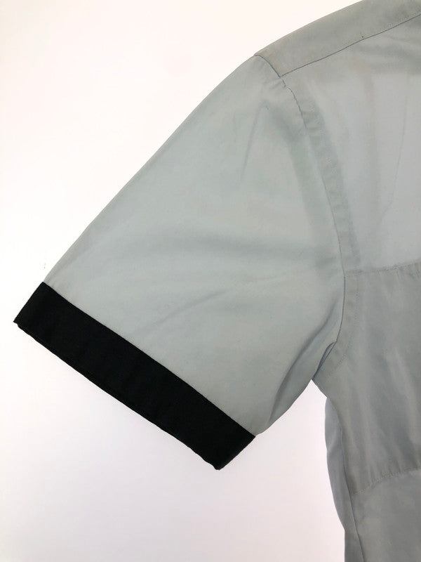 【中古品】【メンズ】 YVES SAINT LAURENT イヴ サンローラン S/S SHIRT ショートスリーブ シャツ半袖シャツ トップス 146-260715-rt-19-tagh サイズ：S カラー：ライトブルー 万代Net店