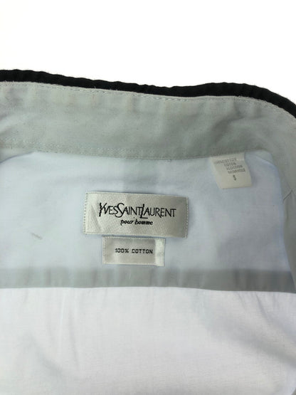 【中古品】【メンズ】 YVES SAINT LAURENT イヴ サンローラン S/S SHIRT ショートスリーブ シャツ半袖シャツ トップス 146-260715-rt-19-tagh サイズ：S カラー：ライトブルー 万代Net店
