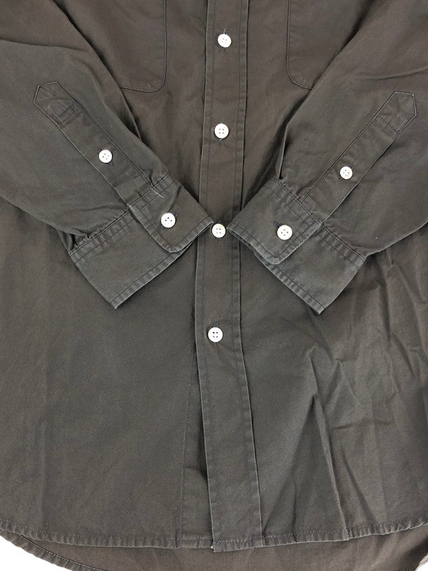 【中古品】【メンズ】  GOOD ENOUGH グッドイナフ BUTTON DOWN SHIRT ボタンダウンシャツ 長袖シャツ トップス 146-240623-mo-3-tag サイズ：M カラー：チャコールグレー 万代Net店