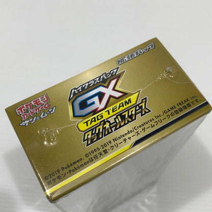 【中古美品】 ★ 未開封(シュリンク裂けあり) ★ポケモンカードゲーム サン＆ムーン タッグオールスターズ BOX 063-260525-rt-01-tag 万代Net店