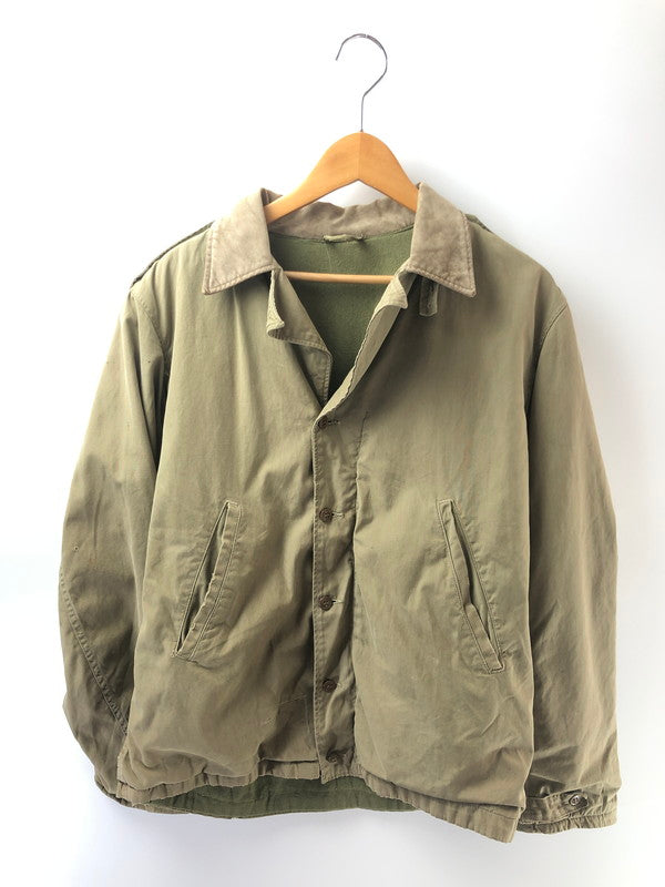 【ジャンク品】【メンズ】 USED ZIP JACKET エポレット付き ジップジャケット アウター 146-260921-na-20-tagh サイズ：サイズ表記なし 下記参照 カラー：カーキ 万代Net店