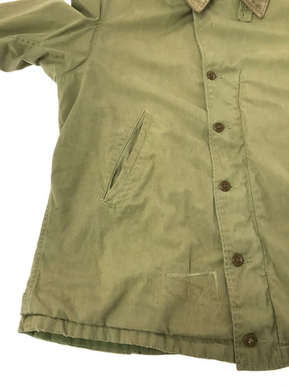 【ジャンク品】【メンズ】 USED ZIP JACKET エポレット付き ジップジャケット アウター 146-260921-na-20-tagh サイズ：サイズ表記なし 下記参照 カラー：カーキ 万代Net店