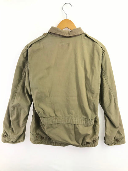 【ジャンク品】【メンズ】 USED ZIP JACKET エポレット付き ジップジャケット アウター 146-260921-na-20-tagh サイズ：サイズ表記なし 下記参照 カラー：カーキ 万代Net店