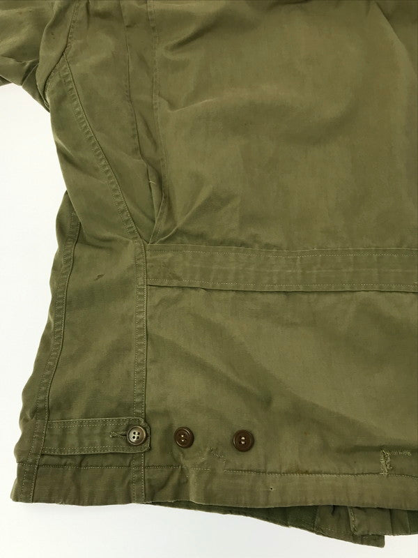 【ジャンク品】【メンズ】 USED ZIP JACKET エポレット付き ジップジャケット アウター 146-260921-na-20-tagh サイズ：サイズ表記なし 下記参照 カラー：カーキ 万代Net店