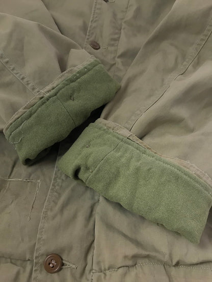 【ジャンク品】【メンズ】 USED ZIP JACKET エポレット付き ジップジャケット アウター 146-260921-na-20-tagh サイズ：サイズ表記なし 下記参照 カラー：カーキ 万代Net店