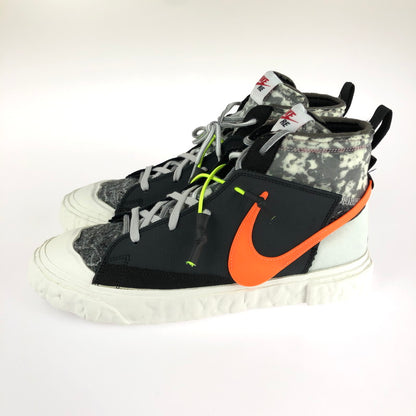 【中古美品】【メンズ】 NIKE ナイキ × READY MADE  レディメイド 別注 コラボ BLAZER MID ブレイザー ミッド スニーカー 靴 160-240625-mo-5-tag カラー：BLACK/TOTAL ORANGE-VAST GREY 万代Net店