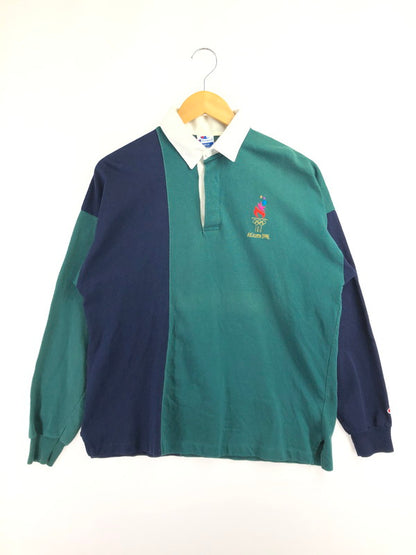 【中古品】【メンズ】 CHAMPION 90's ATLANTA OLYMPICS RUGBY SHIRT 96年アトランタオリンピック ラガーシャツ 146-260505-rt-16-tag サイズ：L カラー：グリーン 万代Net店